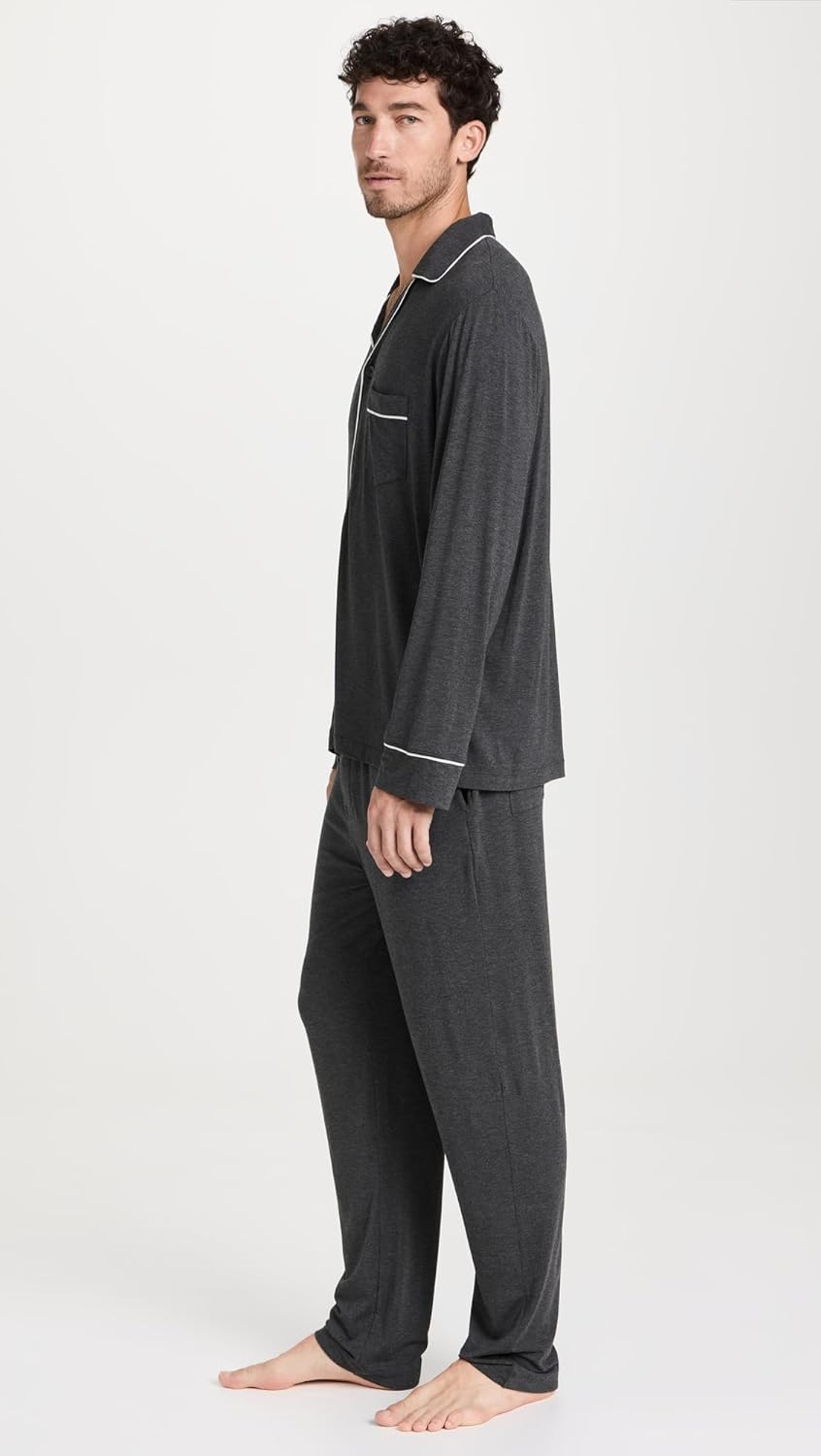 Eberjey Men's William Modal Long PJ Set - Image 4