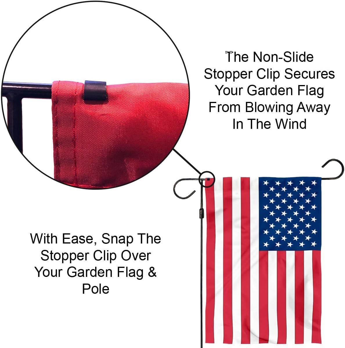 Ohio State Buckeyes Garden Banner Flag with Flag Pole Stand Set - Image 6