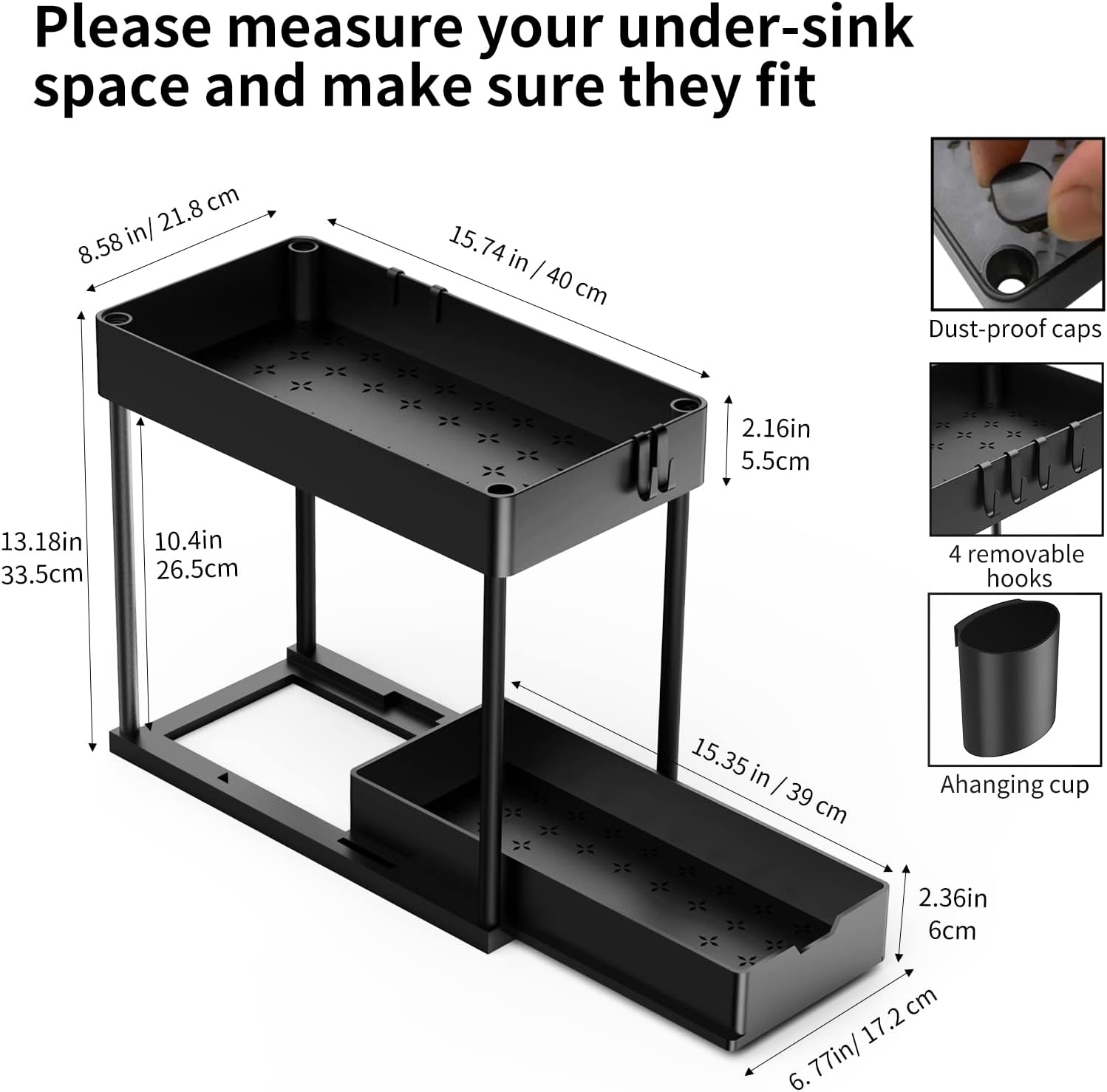 Buy Under Sink Organizer Kitchen Under Sink Organizers And Storage