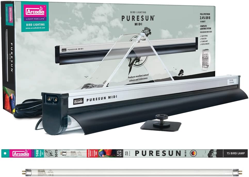 Pure Sun Midi Lighting Kit - Lighting System for Small to Medium Parrots