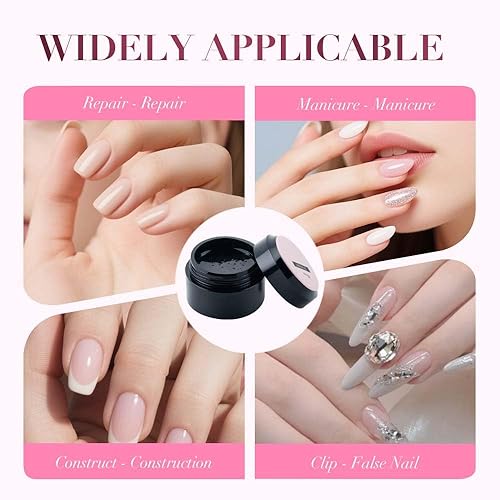 Miniatura 5 de Gel protector de reparación de uñas, kit de reparación de uñas 2026 para uñas naturales divididas, gel de reparación de uñas agrietadas