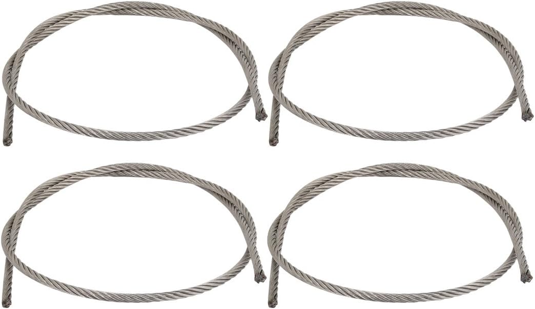 4pcs 6mm Diameter 1 Meter Long Lighting Light Suspension Cable Hanging Chain (id: f98 64d 1b7 f0c 3a7