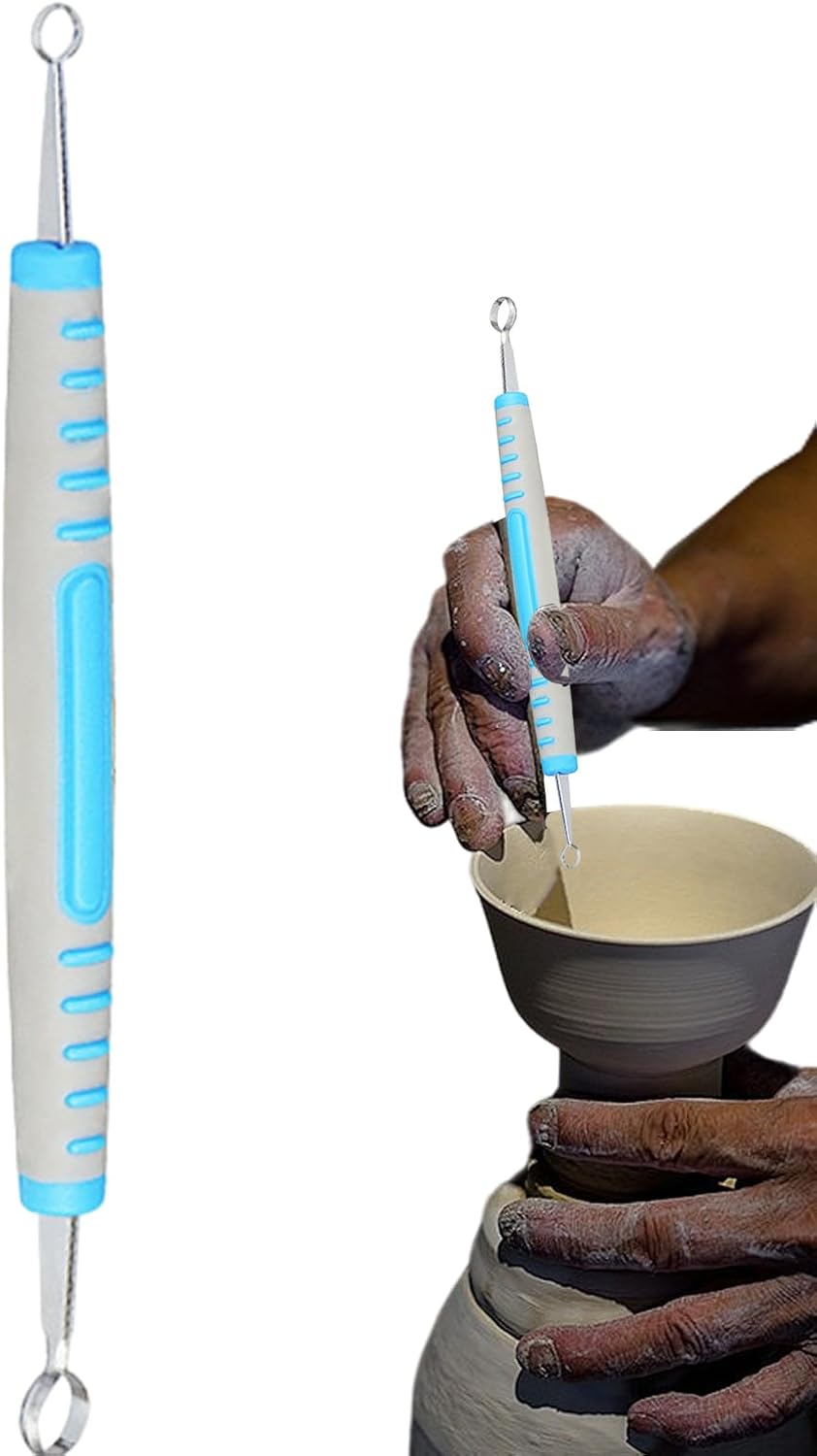 Ceramic Clay Sculpting Tools Beginners-Friendly Ergonomic Handle