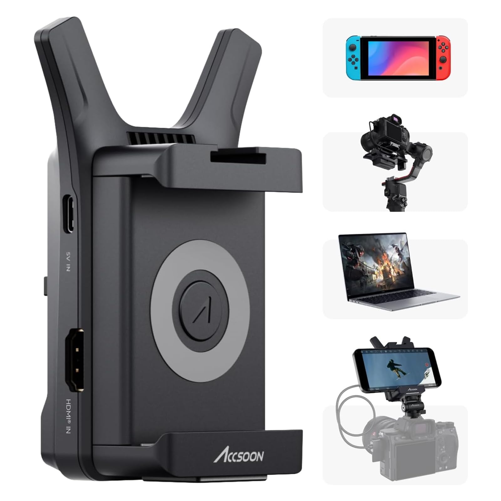 Accsoon CineView Nano ワイヤレスビデオトランスミッター Amazon.com: Accsoon CineView Nano Wireless Video Transmitter, 5G
