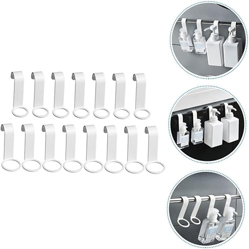 Miniatura 9 de Cabilock Gancho adhesivo para botellas, soporte de pared, soporte de pared, estante de ropa, bomba de botella, cesta colgante de ducha, estante de