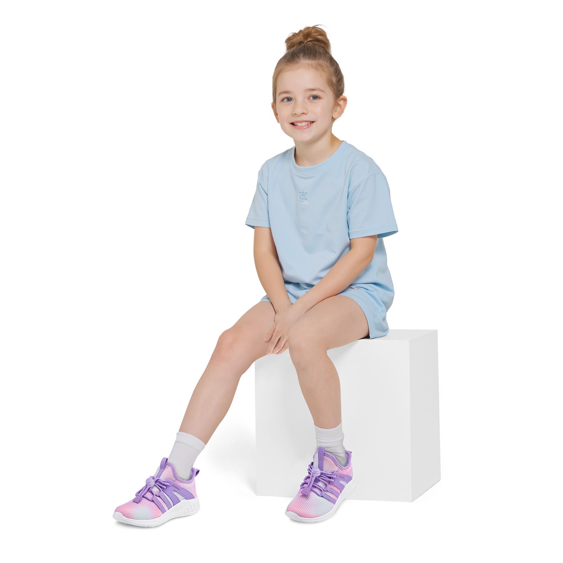 RUNSIDE Scarpe da ginnastica per bambini, da corsa, tennis, atletica, per ragazzi e ragazze (Toddler/Little Kid/Big Kid)
