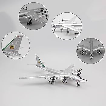 Amazon.co.jp: 1:200 ロシア TU95 戦略爆撃機 合金モデル ベア