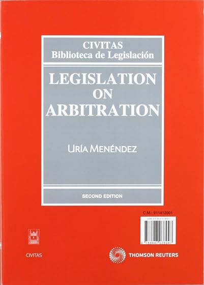 Legislacion sobre Arbitraje = Legislation on Arbitration