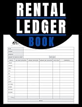 Rental Ledger Book: Rent Management Notebook | Landlord Rent Receipts | Rental Property Record Book for Landlord and Property Management Managers To ... Tenant Name, Address, Date, Amount Received