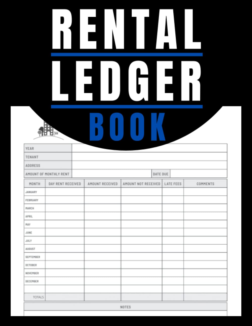 Rental Ledger Book: Rent Management Notebook | Landlord Rent Receipts | Rental Property Record Book for Landlord and Property Management Managers To ... Tenant Name, Address, Date, Amount Received
