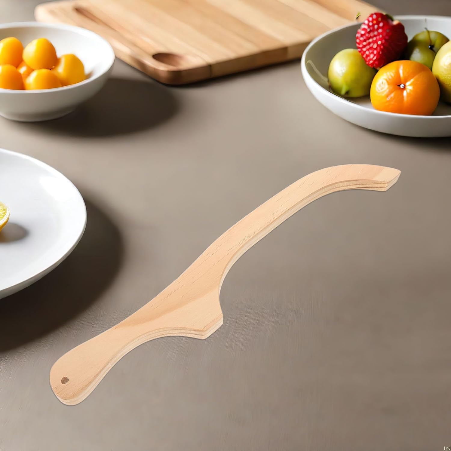 Bread Slicer Handle Replacement, Wooden Universal Fit for Loaf Cutting