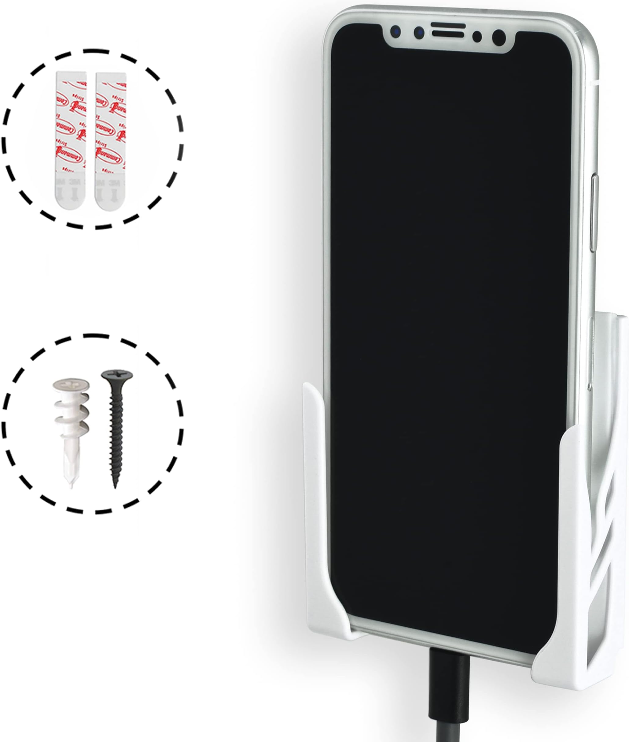 Dockem Koala Mount 2.0 - White Portable Electronic Device Mount for Smartphones