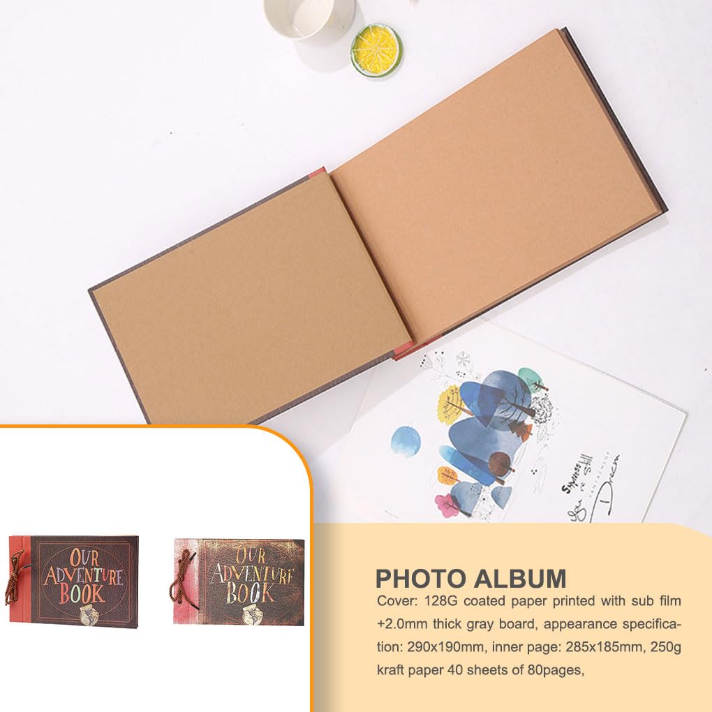 2 zestaw albumów fotograficznych wykonanie kompaktowy rozmiar zdjęcia kolekcjonerskie materiały ślubne album do scrapbookingu pudełko prezentowe ręcznie robione albumy DIY rekwizyt vintage