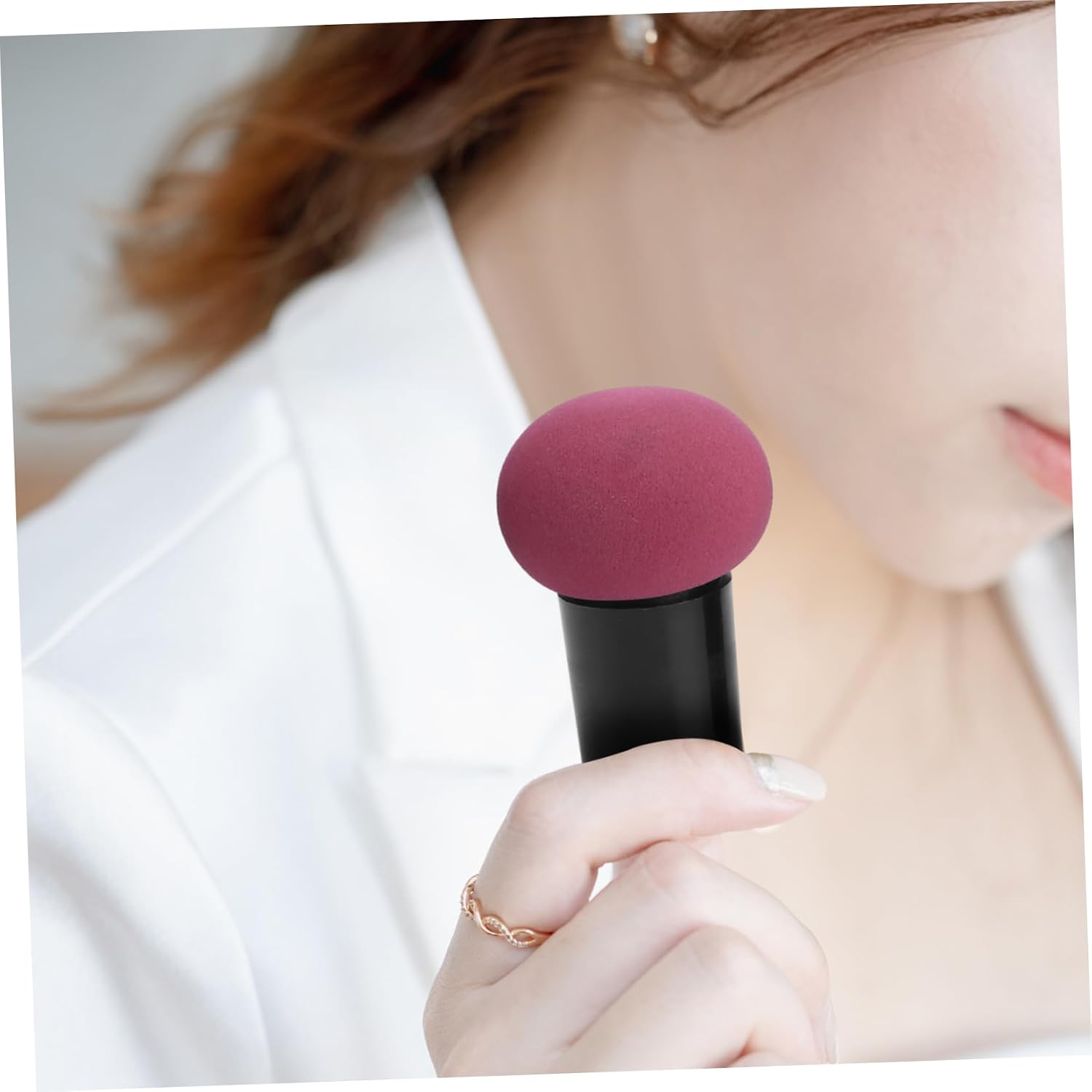 Mushroom Shape Powder Puff 5pcs Dry Wet Makeup Sponge for Face Makeup Blending Tool Gentle on Skin