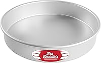 Vista 72 de Fat Daddio's Moldes para pasteles redondos de aluminio anodizado, juego de 2 piezas, 9 x 3 pulgadas