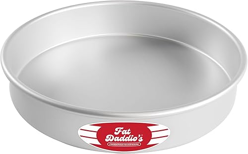 Miniatura 72 de Fat Daddio's Juego de moldes redondos de aluminio anodizado de 3 niveles para tartas de 3 pulgadas de profundidad, 4 pulgadas, 6 pulgadas, 8 pulgadas