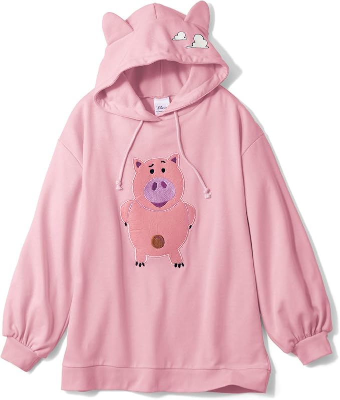 Amazon ベルメゾン ディズニー バーカー レディース パステルカラー アップリケ パーカ トレーナー パーカー 通販