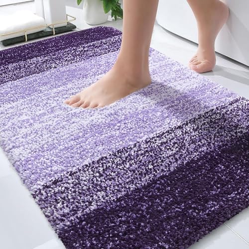 OLANLY Bathroom Rugs Mat 30x20, Extra Soft Absorbent Microfiber Bath