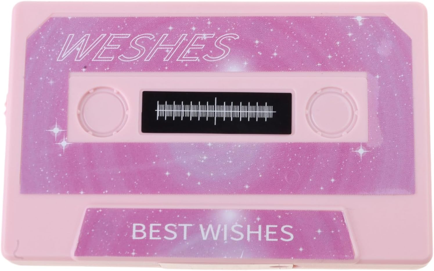 Voice Cassettes Tape 30/60/300 Seconds Message Recorder Customizable Sound Greeting Card for Couple - 300s Pink