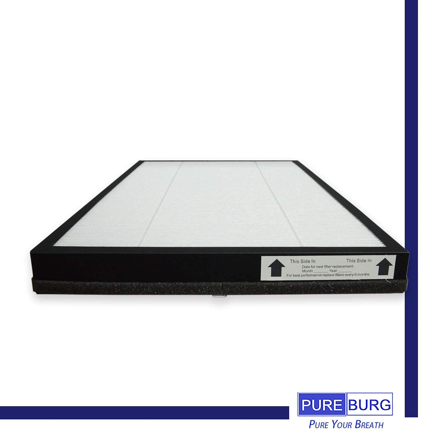 PUREBURG AP450F Replacement Filter Compatible with Envion Allergy Pro AP450 Air Purifier,H13 HEPA High-efficiency Air Clean Dust 1-Pack