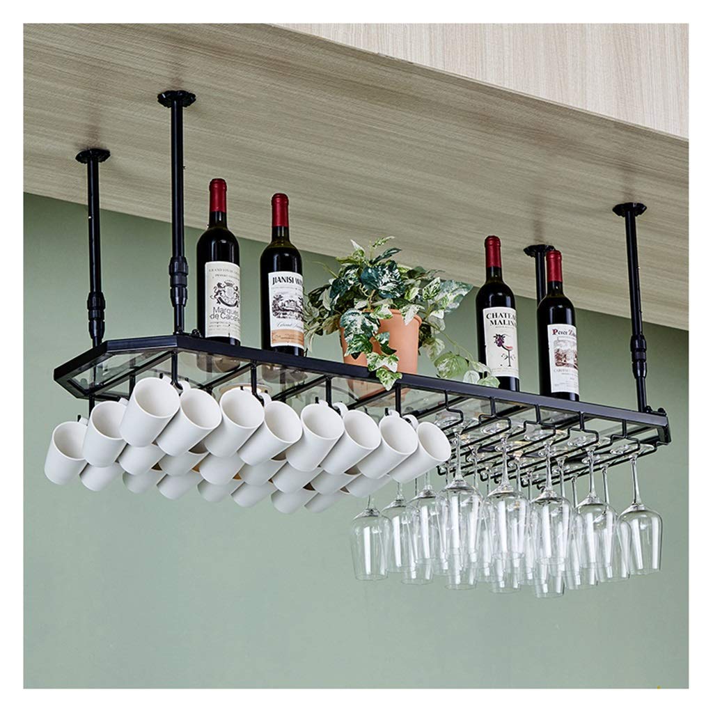 Casier à vin suspendu 120cm pour libérer de l'espace et protéger vos verres