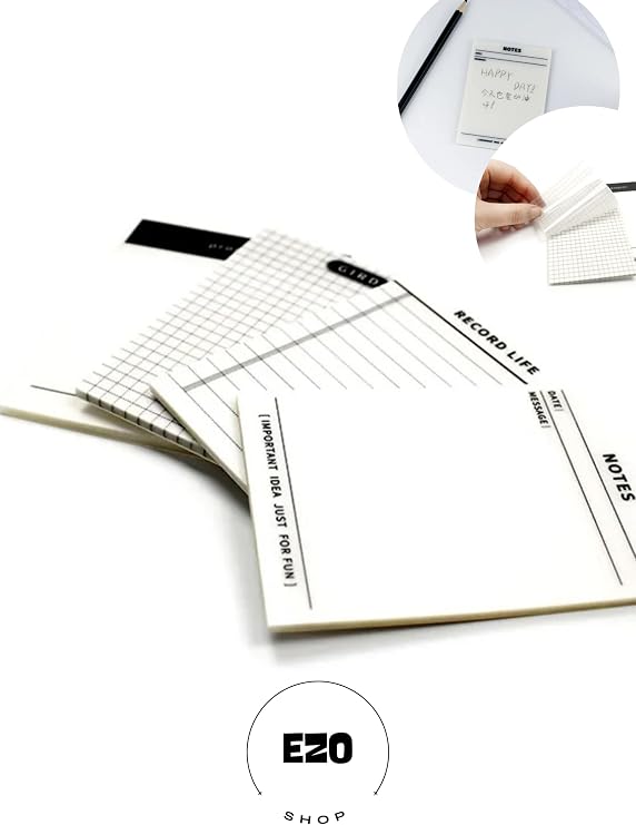 Şeffaf Renkli Yapışkan Not Kağıtları Defter Yer İmleri Etiket Ayraç Sticky Notes Gridnot (Project)