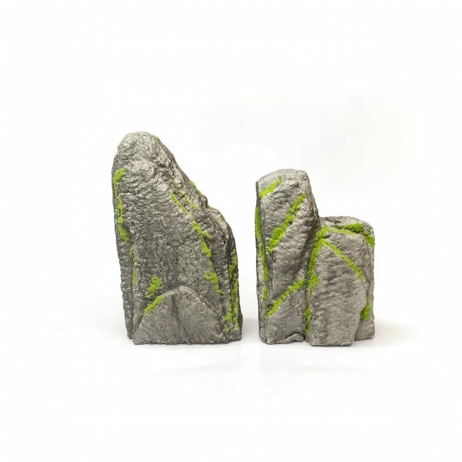 Piedra de ola de nieve simulada CAQYPVH de espuma texturizada para decoradores, 2 piezas