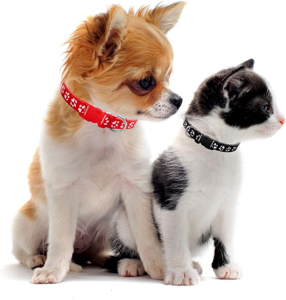 YOY 25 pcs/Set Soft Nylon Puppy Whelping ID Collars - Adjustable Reusable Washable Baby Dog ID Bands Pet Identification for Breeders, Neck 8" - 13" image 5