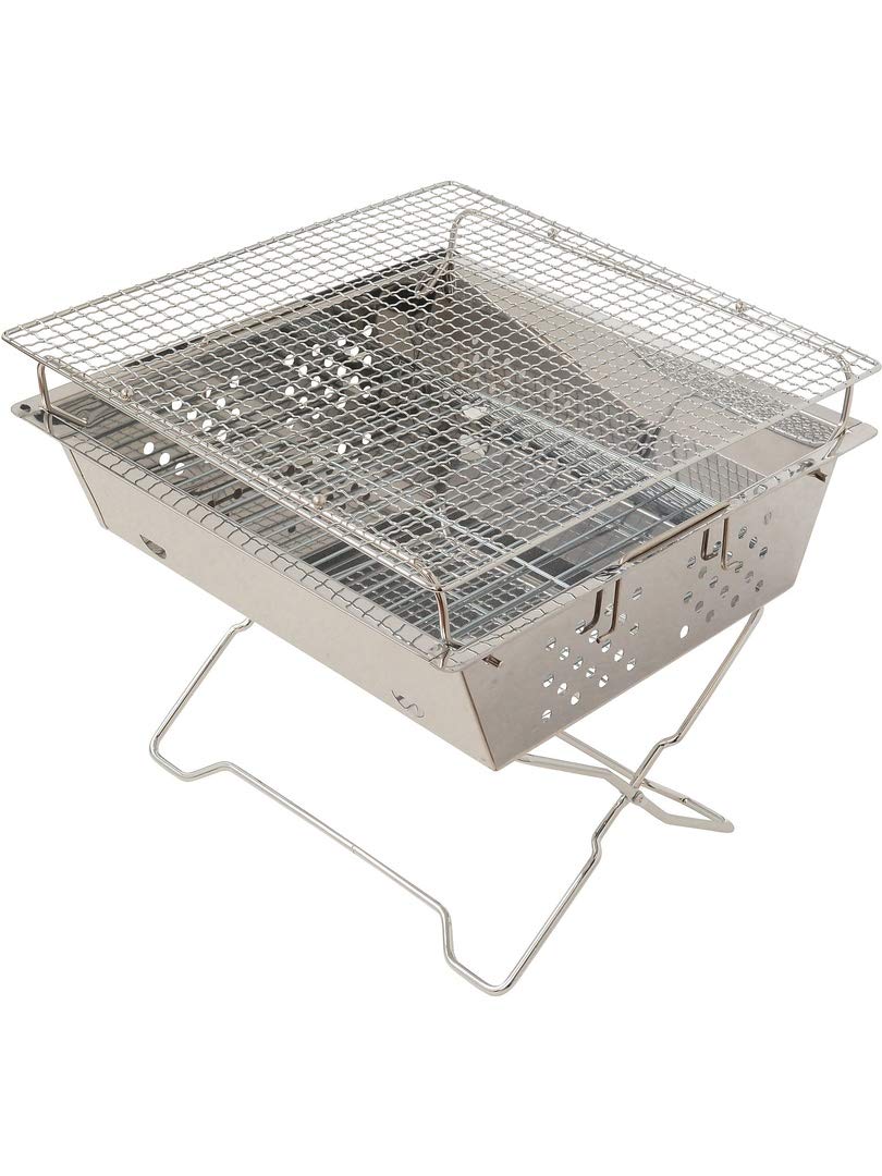 新品未使用　Alpine DESIGN ステンレス焚き火台 収納バッグ付き Amazon | ・ ステンレス焚き火台 . . | Alpine DESIGN（アルパイン