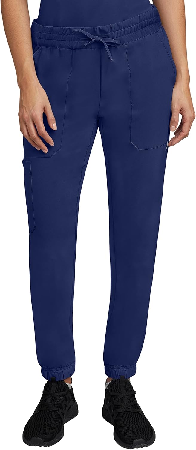 Scrub Set for Women with 2 Pocket Crossover Scrub Top with 5 Pocket Jogger Pant Scrub - 110210