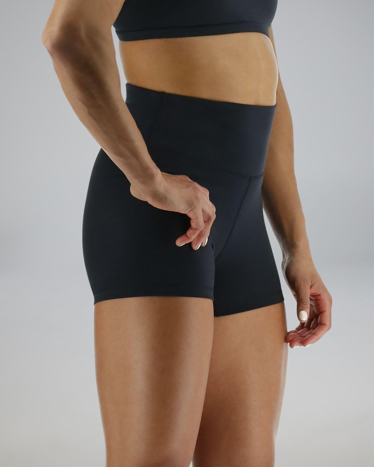 TYR Women's Elite High-Rise Athletic Workout Short 3.25"