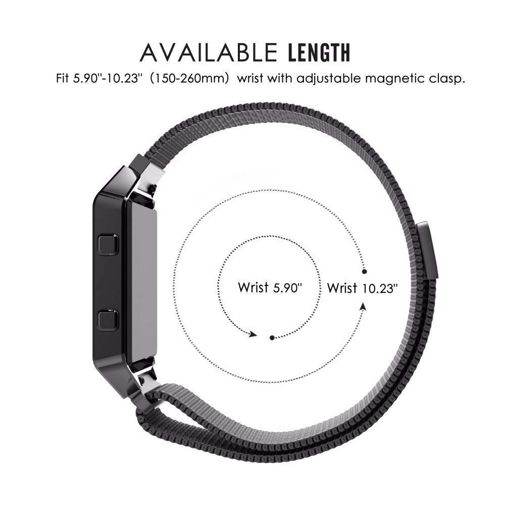 Correa de Reloj Correas de Reloj de Acero Inoxidable 16 18 20 22 24mm para Gear s3 s2 Hebilla de Cierre de Banda de Bucle de Malla