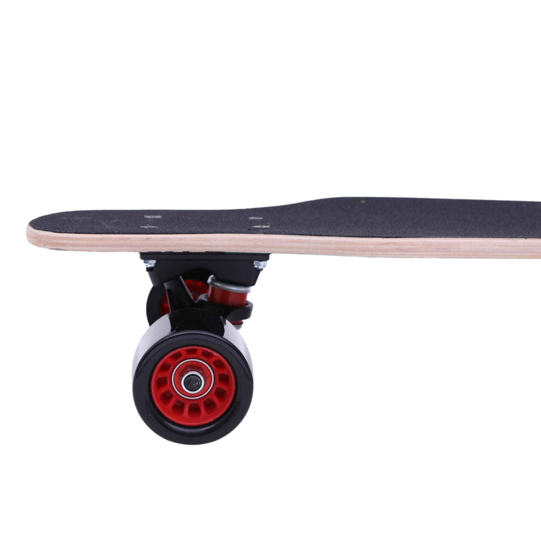 Longboard Cruiser Burn - theLongboarder 80cm | Carving y Cruising | ABEC-7 | Niños, Adolescentes, Principiantes | Tabla Larga Resistente y Ligera | Monopatín Largo | Madera de Arce