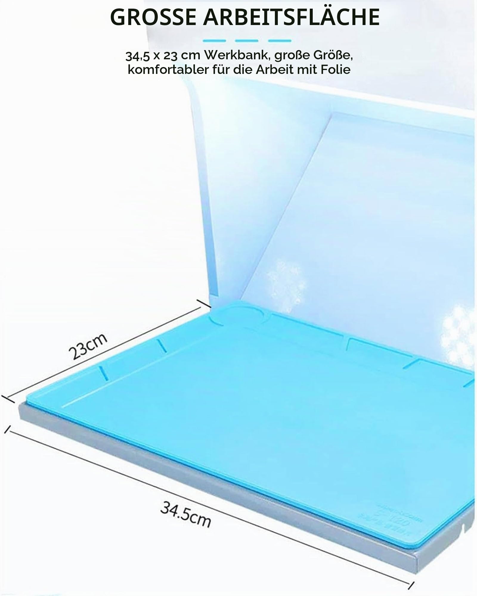 Air Flow Clean Bench-Arbeitsplatztisch, vertikale Laminar-Flow-Haube, Laminar-Flow-Schrank mit 2 Lüftern, staubfreie Aluminium-Werkbank for die Reparaturwerkstatt for Handy-LCD-Bildschirme