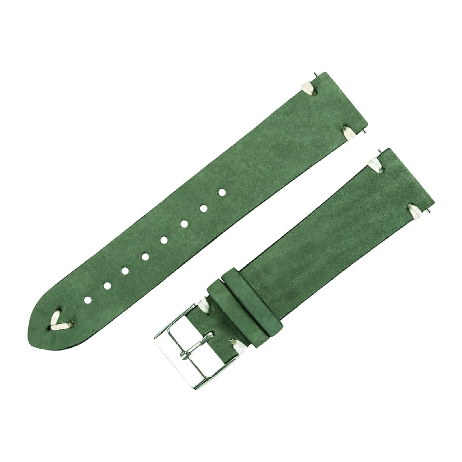 YINGO Matte Lederbänder, Weiche Handgefertigte Uhrenarmband-Armbänder