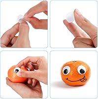 Vista 7 de LotFancy Wiggle Googly Eyes - 1100 unidades de ojos de Google para manualidades, autoadhesivos, varios tamaños