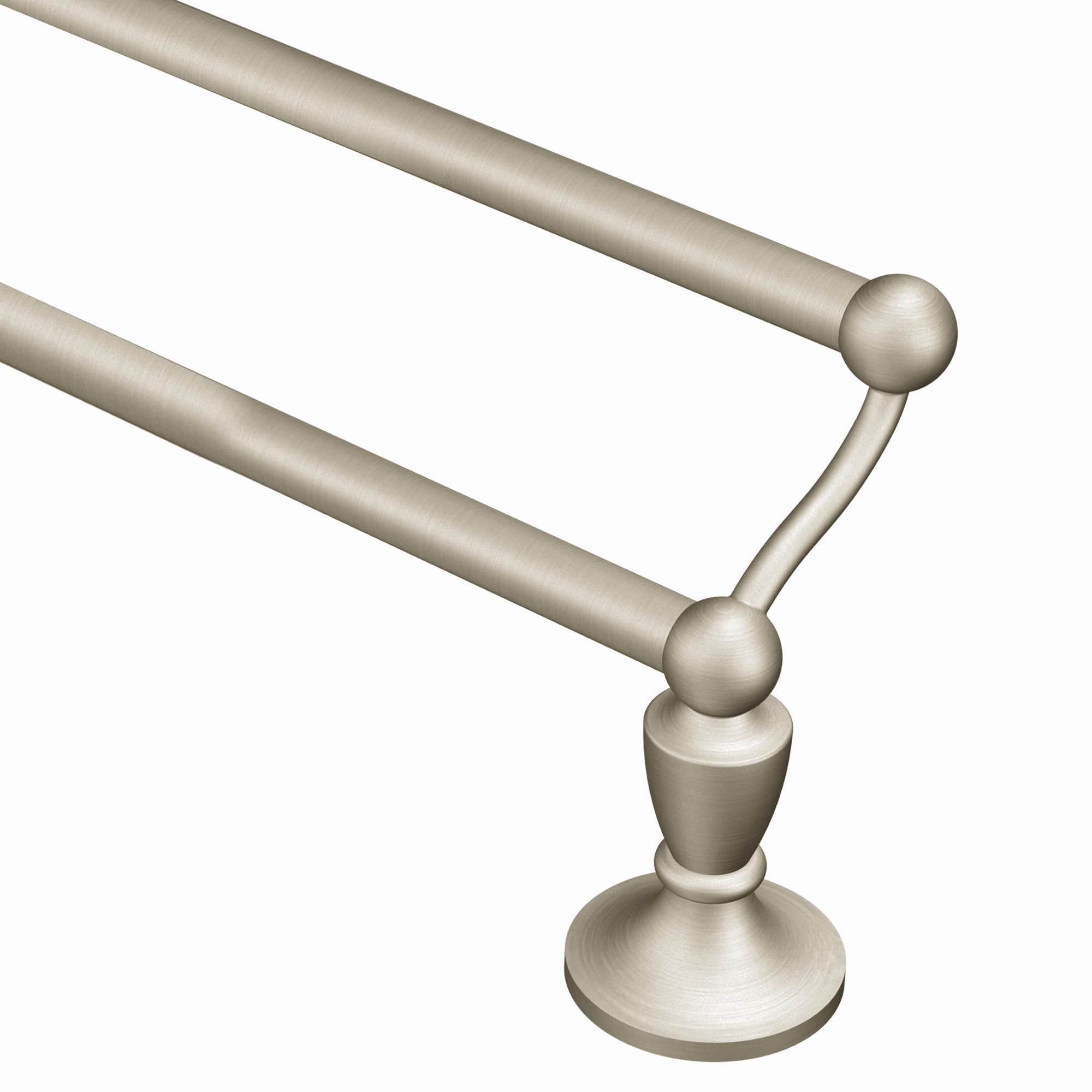DN8222BN Wembley 24-Inch Double Towel Bar, Brushed Nickel