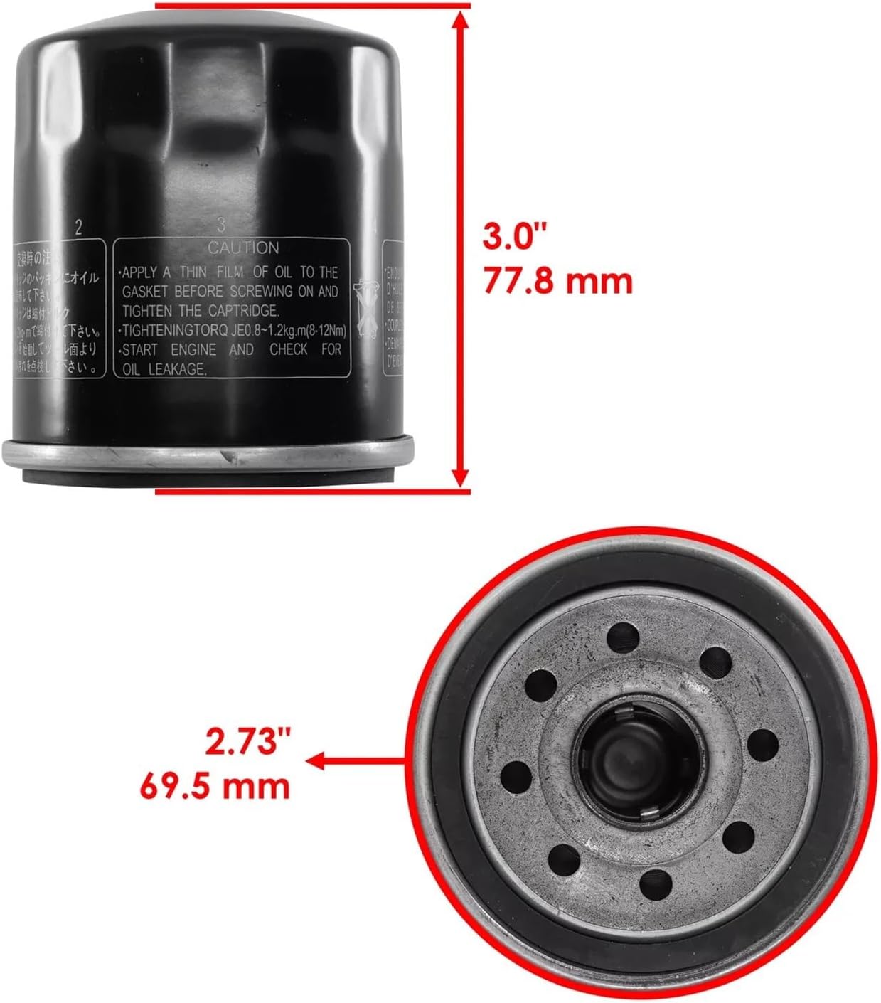 Oil Fuel Filte Fit For 5GH-13440-50-00/5GH-13440-10-00/5GH-13440-20-00/5GH-13440
