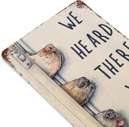 Miniatura 4 de Letrero de metal con decoración retro con texto en inglés "We Heard There Was Pastel", muy adecuado para interiores, exteriores, jardín,