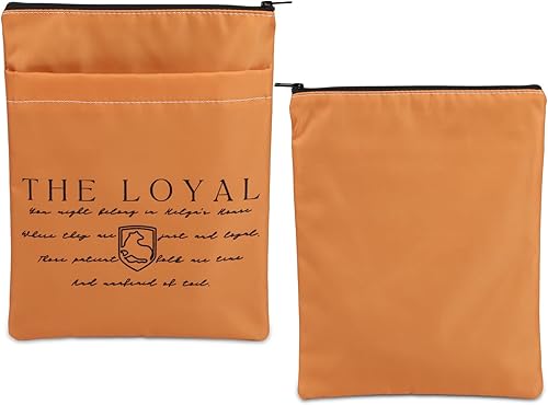 HP Inspired Book Sleeve HP Potter Regalos amantes de los libros, fundas de libros para libros de tapa blanda Potter Merch Bookish Gift (The Loyal bs)