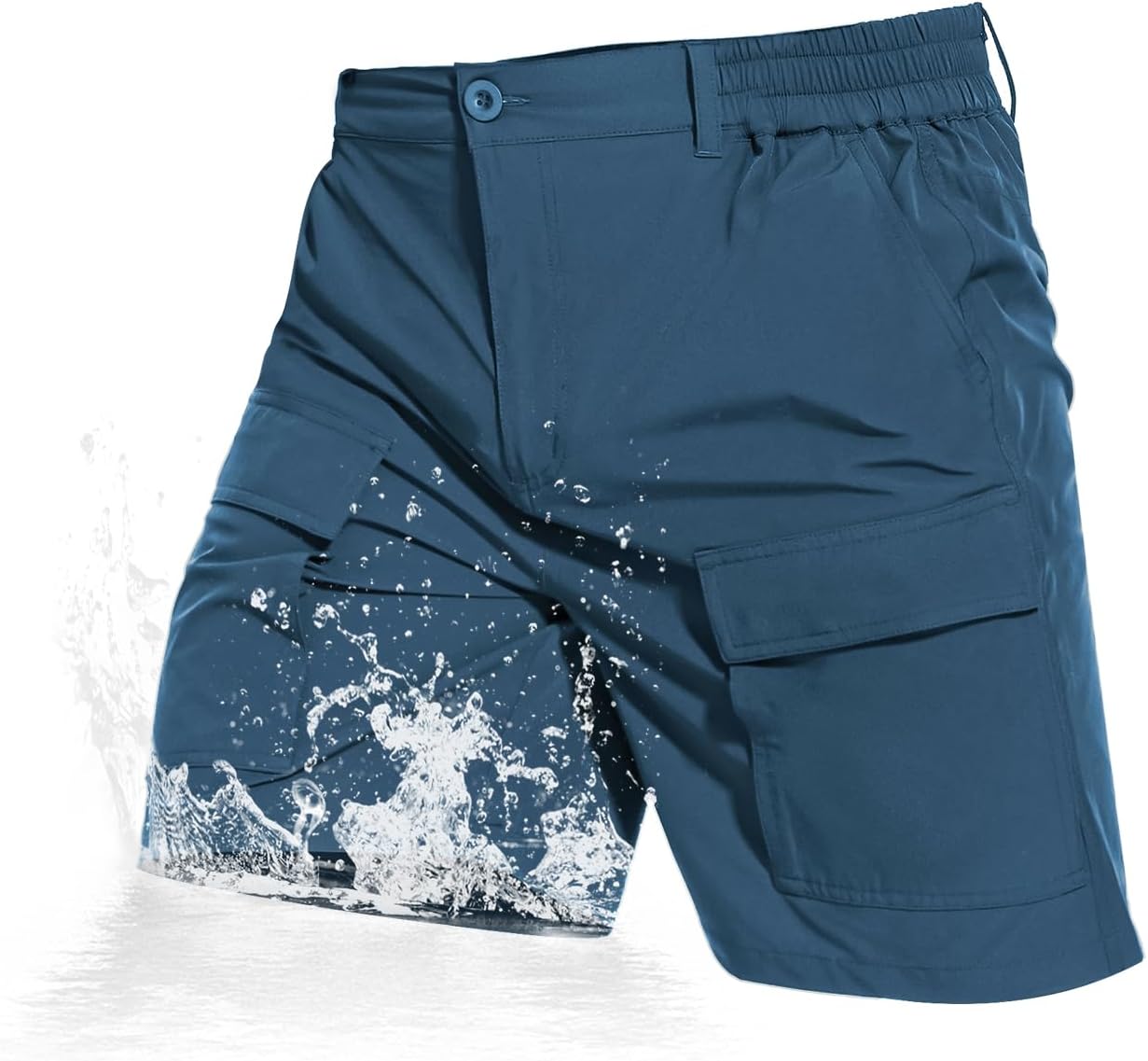 NATUVENIX Hiking Shorts for Men Stretch Lightweight Fishing Shorts Men Quick Dry Cargo Work Shorts Casual Mens Shorts Summer