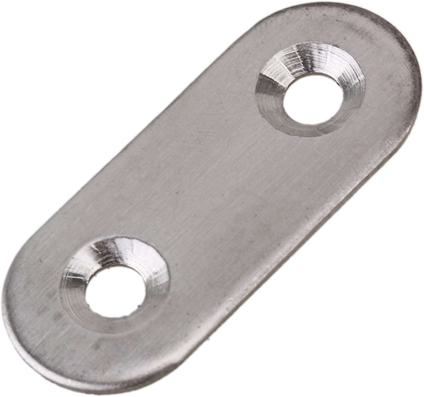 RDEXP 10pcs Stainless Steel Flat Corner Brace Brackets Mending Plates Repair Fixing Joining