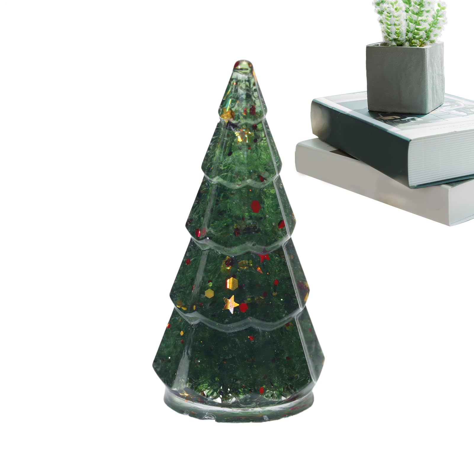 Arbre de Noël de bureau artificiel et mini centre de table festif pour studio