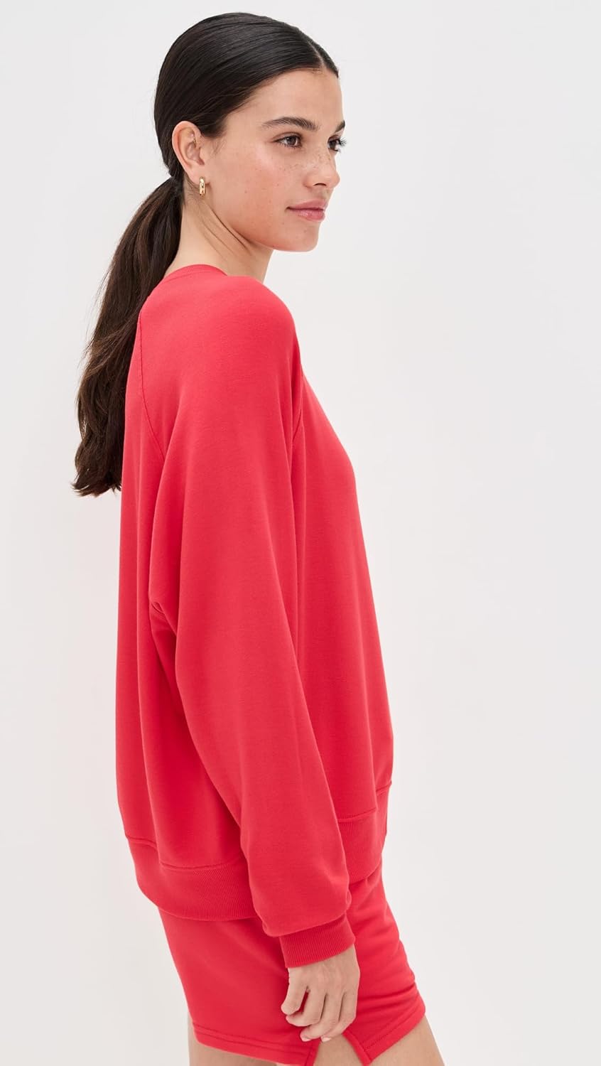 SPLITS59 womens Andie Oversized Fleece Sweatshirt - Image 5