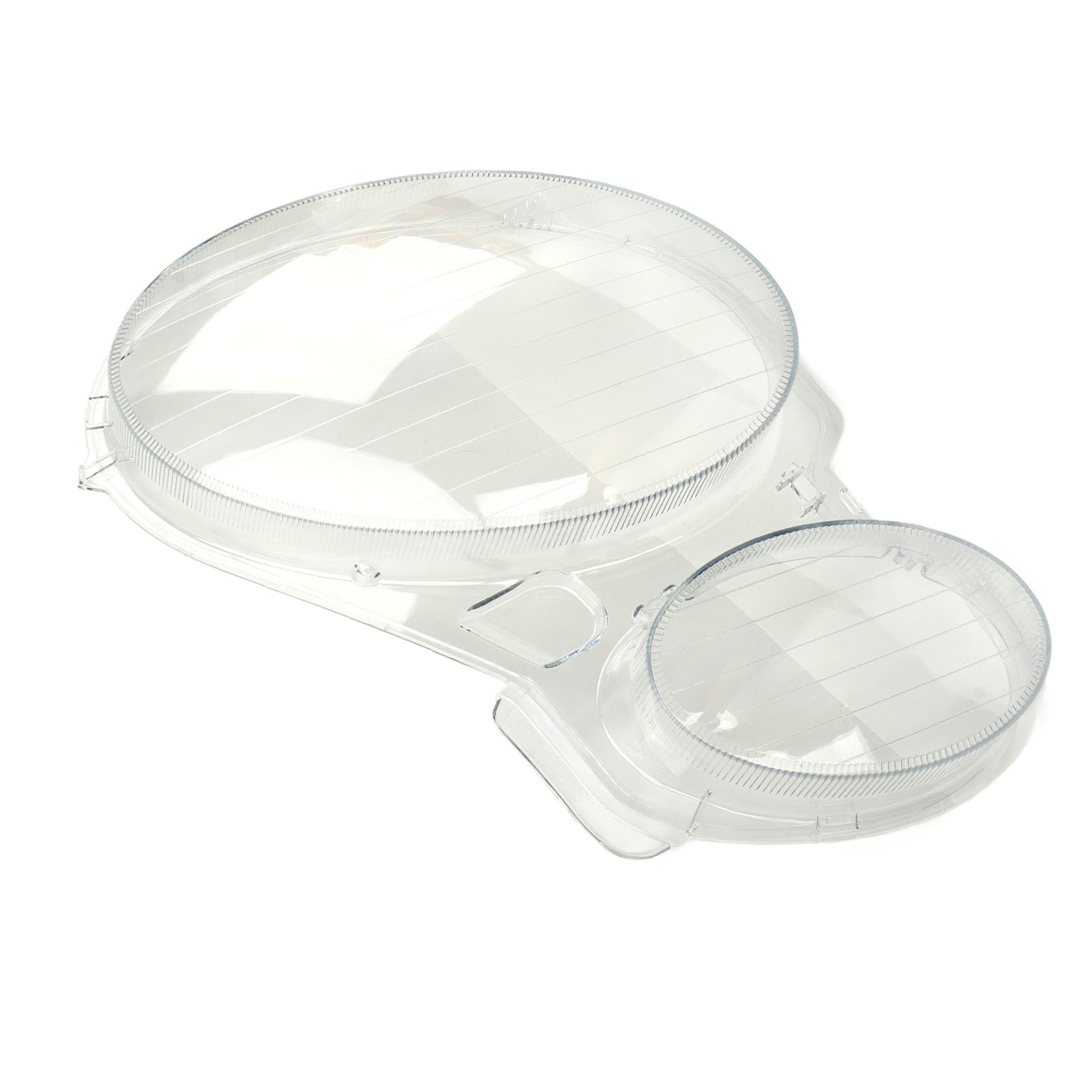 1 par de Lentes de Faro Izquierdo Derecho, Cubierta de Lente de Faro de Coche, Reemplazo de Carcasa de Lente de Faro Transparente paraClase E W211 E280 2002 a 2008