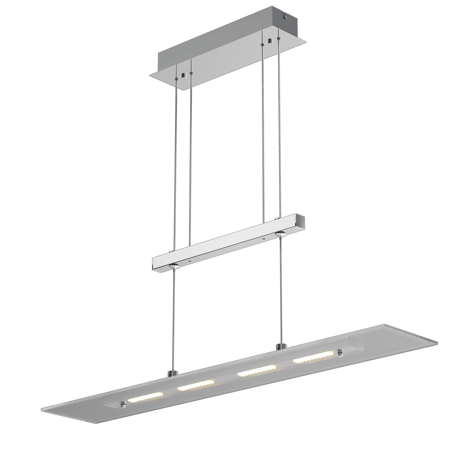 Monzana Lámpara colgante de techo Luz LED 20W Blanco cálido 3000K Plafón IP20 con Atura ajustable