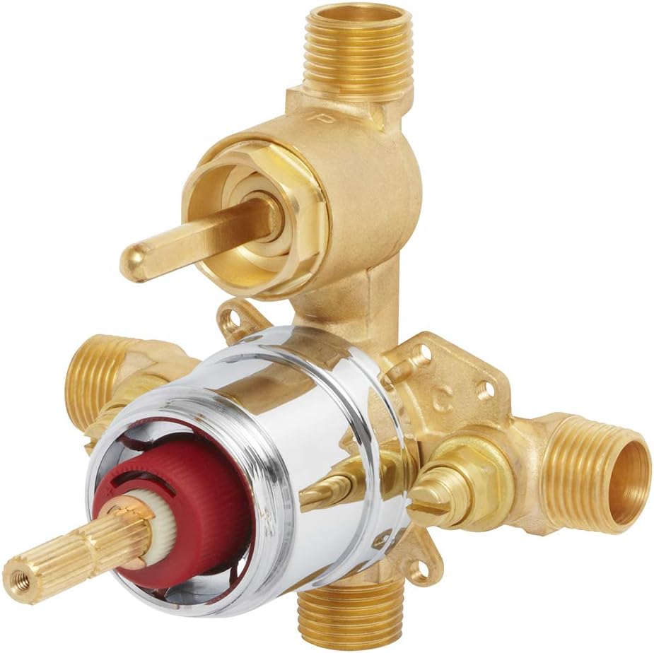 Speakman Sentinel Mark II CPV-PB-DV Pressure Balanced Diverter Shower Valve, Rough Brass