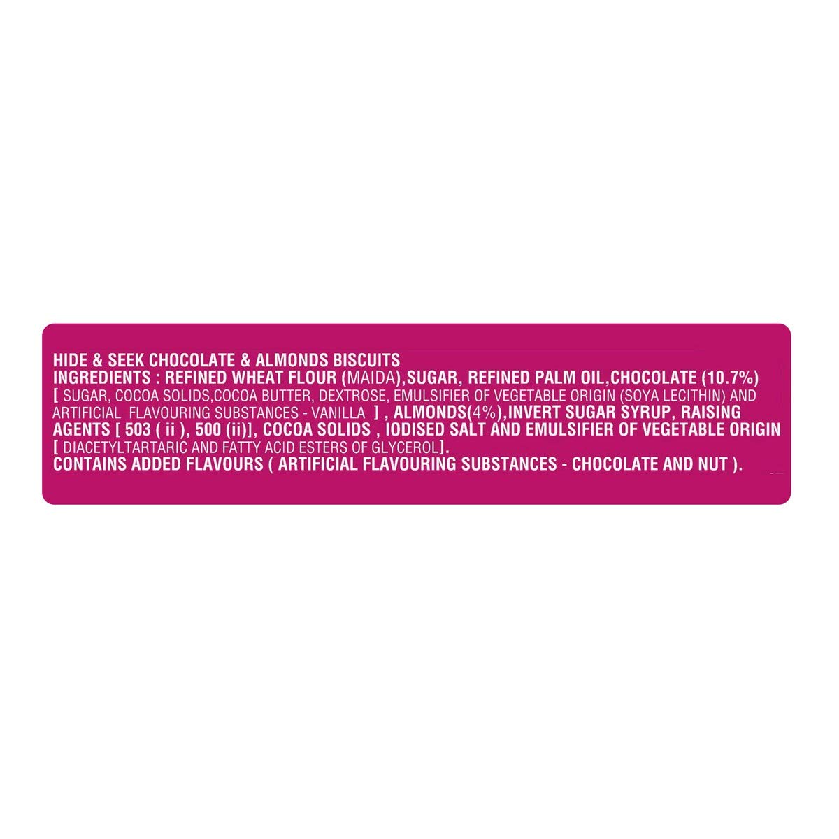 Vtelor Parle Hide & Seek Chocolate & Almonds, 100 Grams. - Image 5 thumbnail