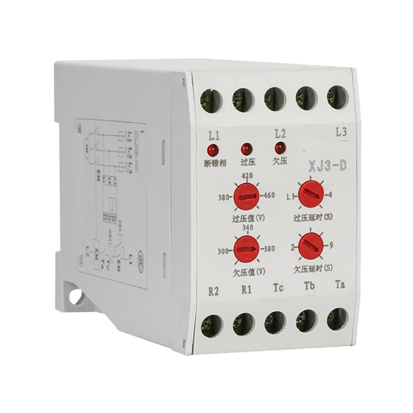 Protection de séquence de phases XJ3-D pour éviter la perte de phase moteur 380V