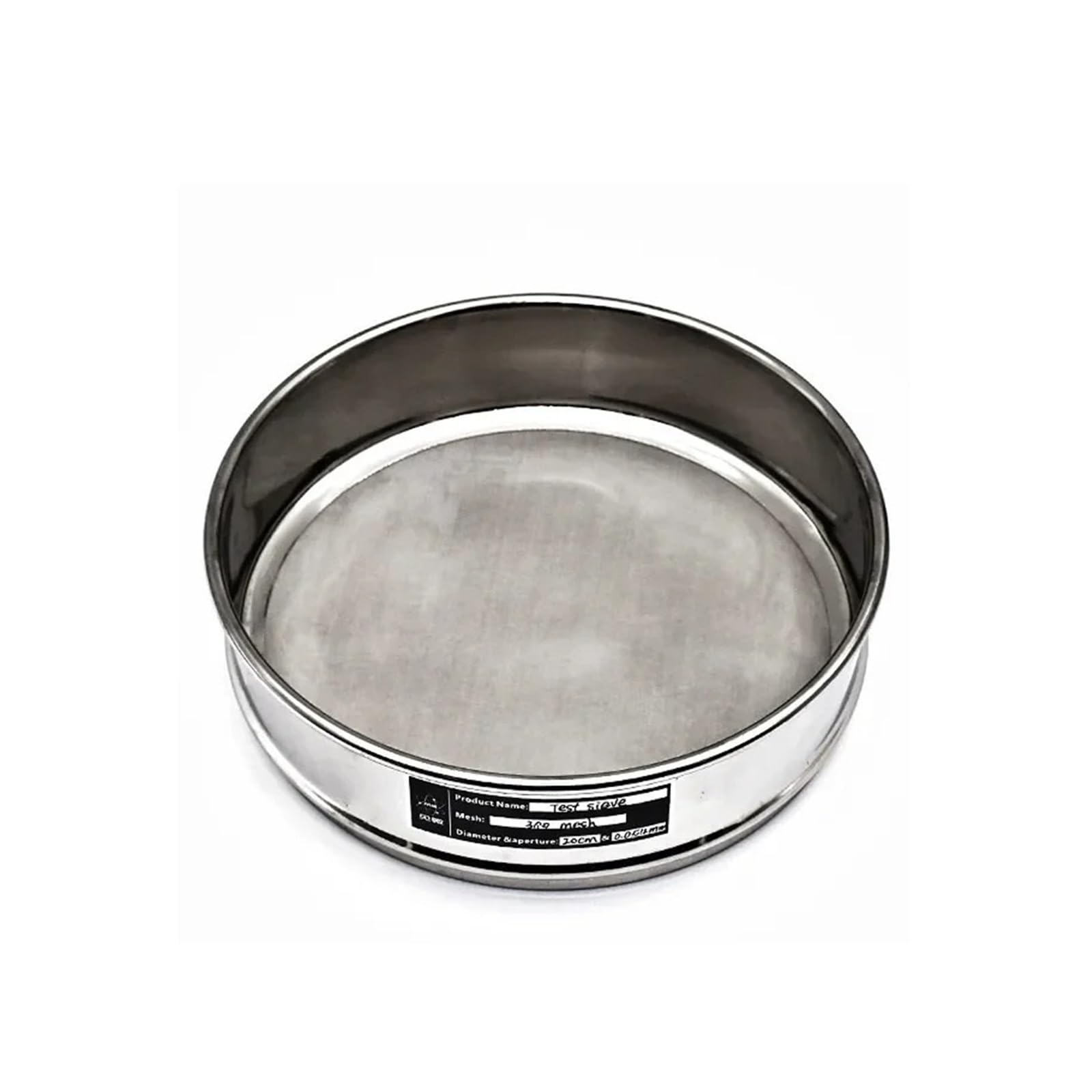 Lab Analysis Sieve Woven Wire Mesh Sampling Inspection Pharmacopeia Test Sieve All Stainless Steel Diam. 20cm 250 Mesh / 0.063mm